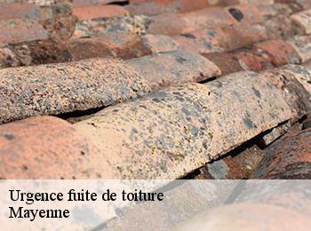 Urgence fuite de toiture Mayenne