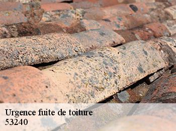 Urgence fuite de toiture 53240